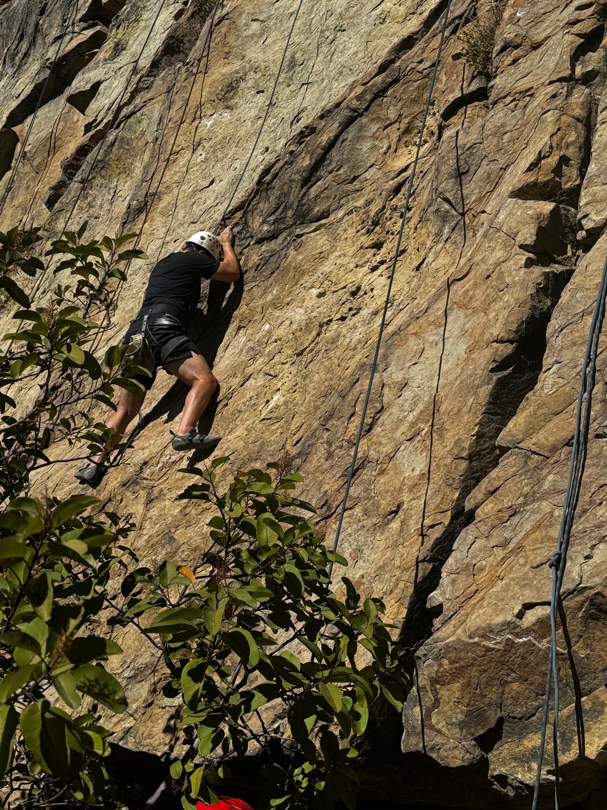 Climbing in Gibraltar Rock, Santa Barbara, CA